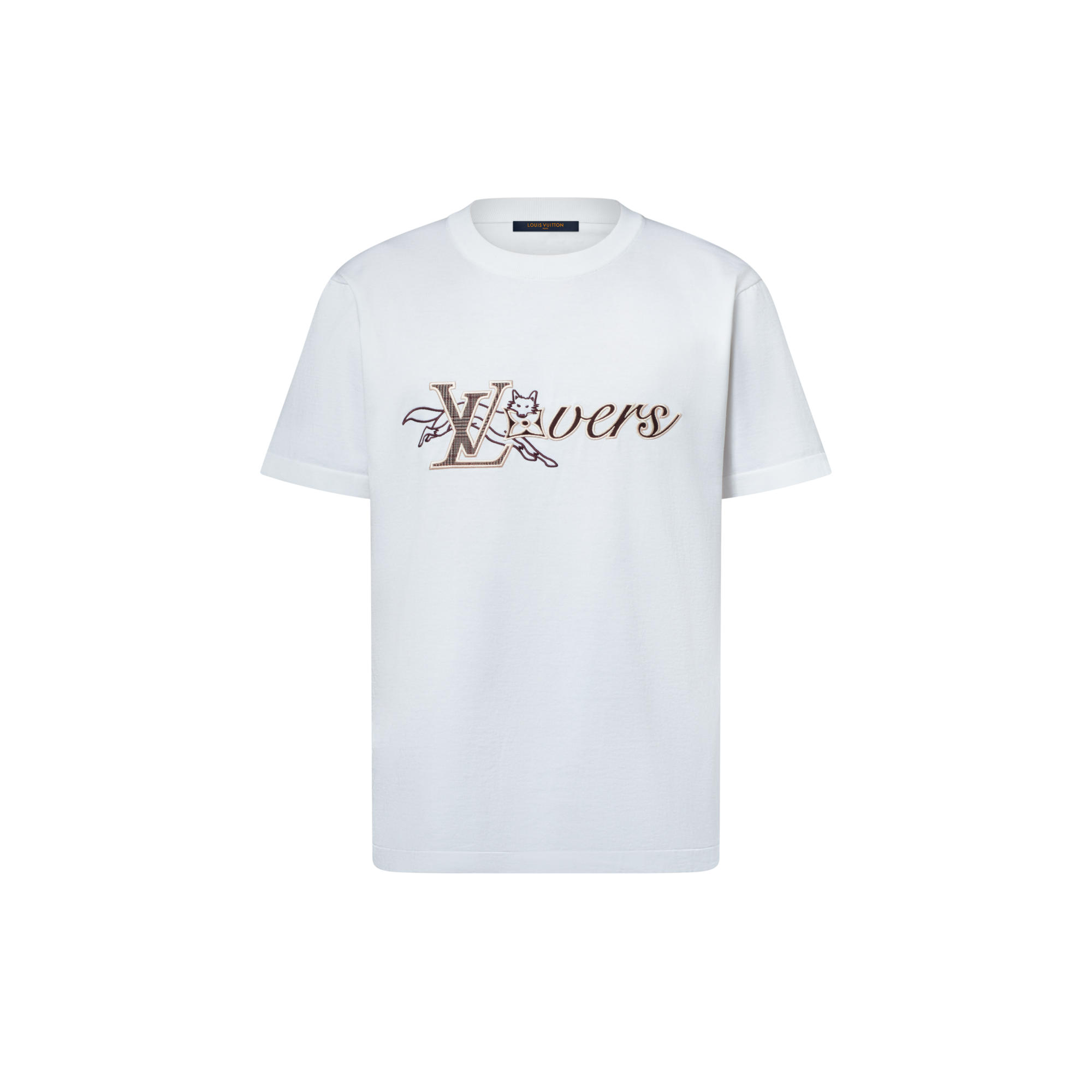 LOUIS VUITTON 半袖ニット Sサイズ ホワイト Louis Vuitton White Half Zipper Sweater - Size S ○ Labellov